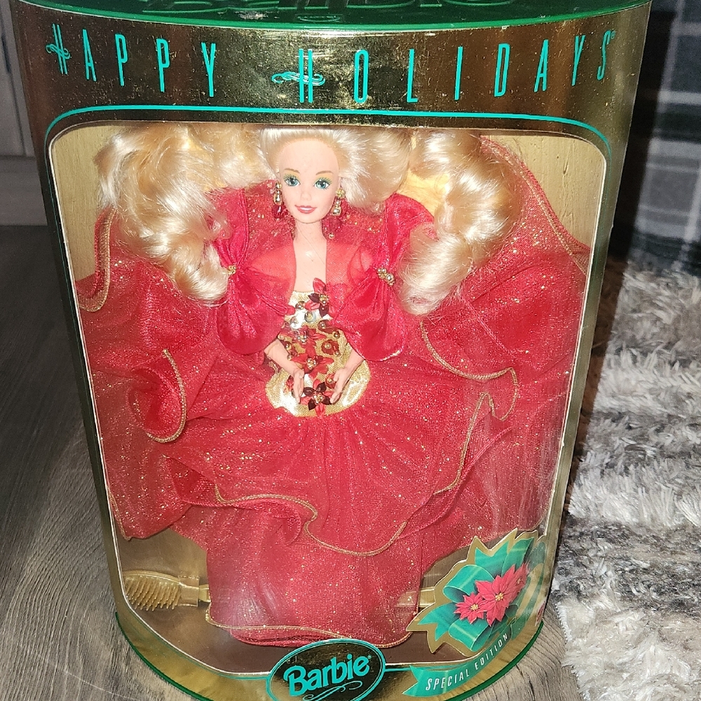 Barbie Holiday Edition Doll in Glittering Red Gown